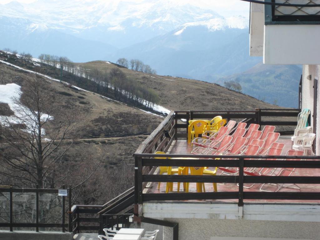 Widok na góry z tego hotelu