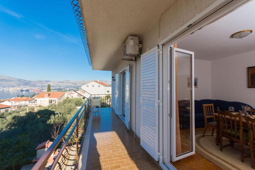Balkón nebo terasa v ubytování Apartmani Gaube