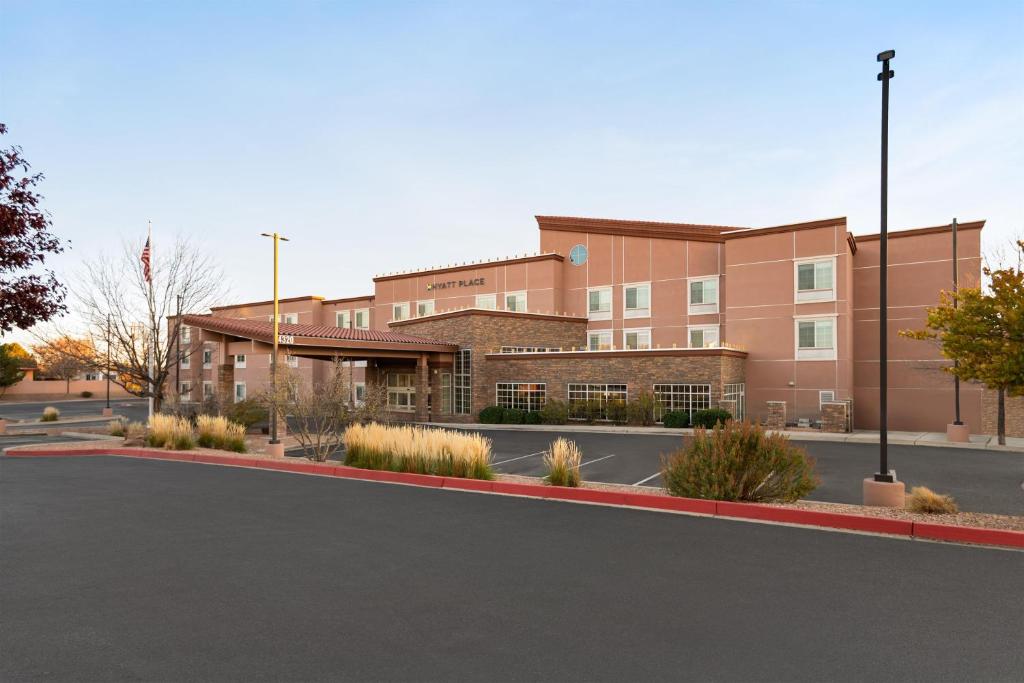 a rendering of the front of a building at Hyatt Place Santa Fe in Santa Fe