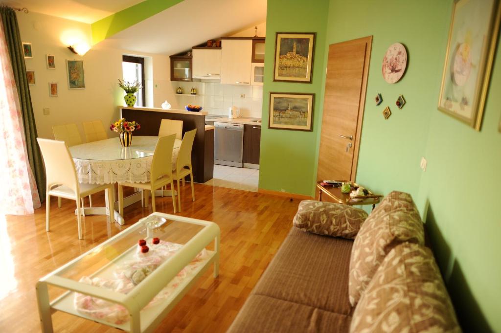 Posezení v ubytování Apartments&Rooms Jelavić