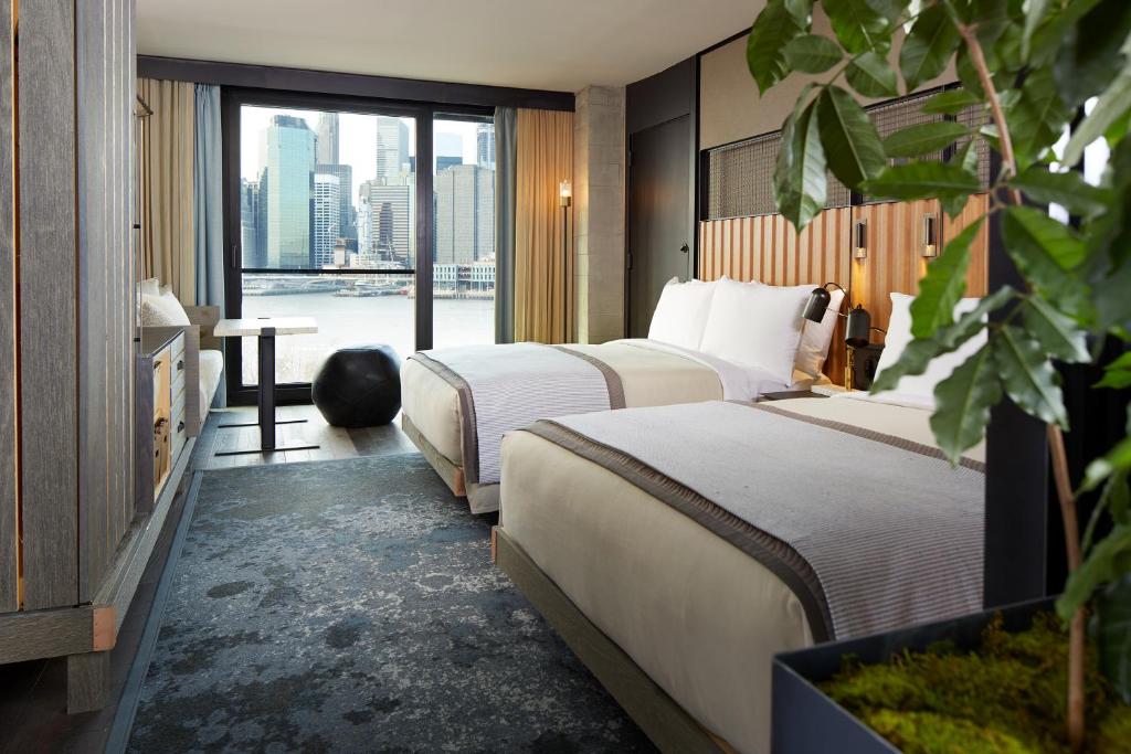 Postel nebo postele na pokoji v ubytování 1 Hotel Brooklyn Bridge