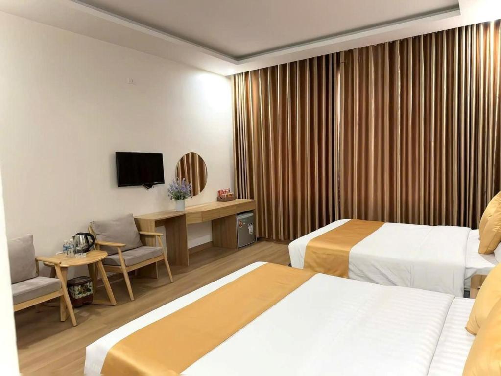White Hotel Nghệ An - Четырехместный номер