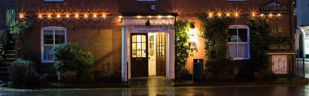 a building with a door in front of it at Yesterday's Guest House in Newtown