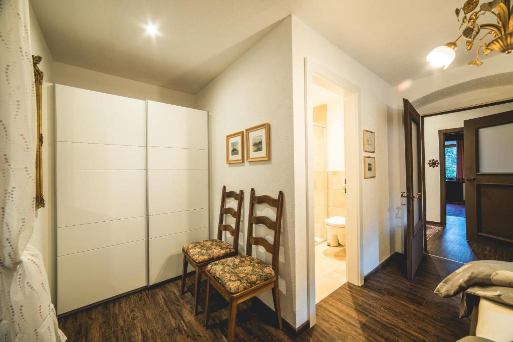 Posezení v ubytování Schneggnheisl - Appartement