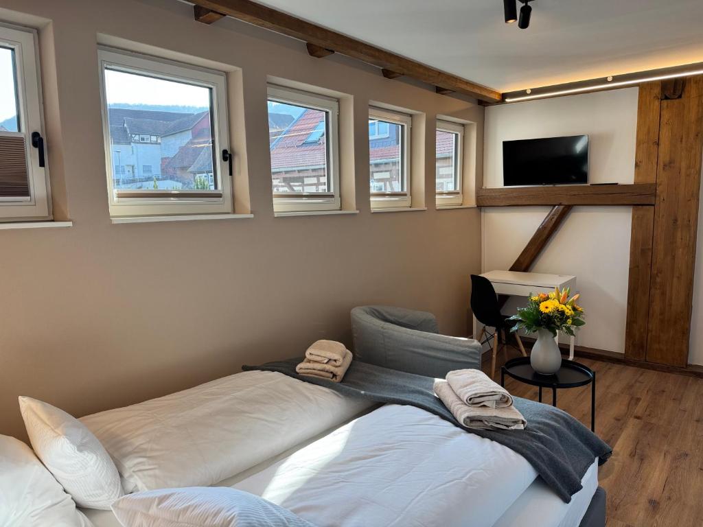 Ferienwohnung Hofgut Marburg Apartment 6 - Appartement 1 Chambre