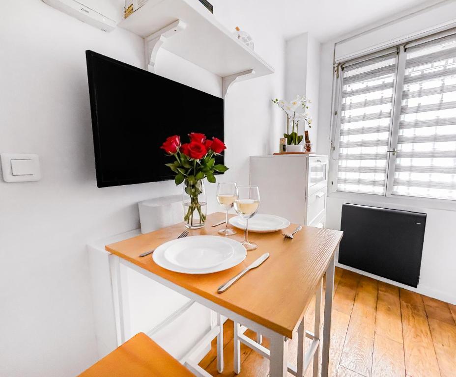 Studio cosy et lumineux, quartier canal St Martin