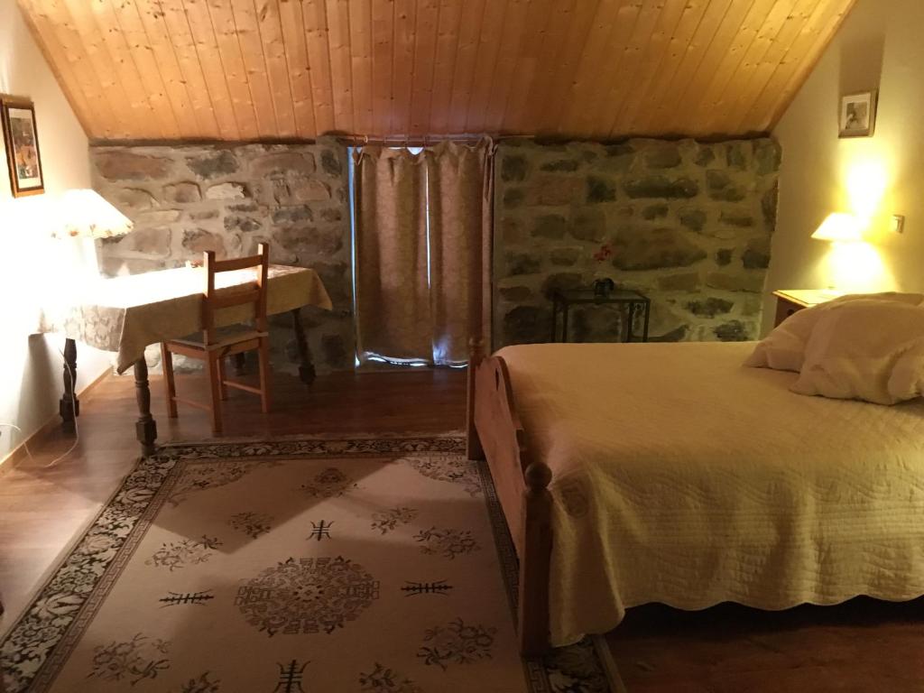 Postel nebo postele na pokoji v ubytování Ciel d'Ardeche