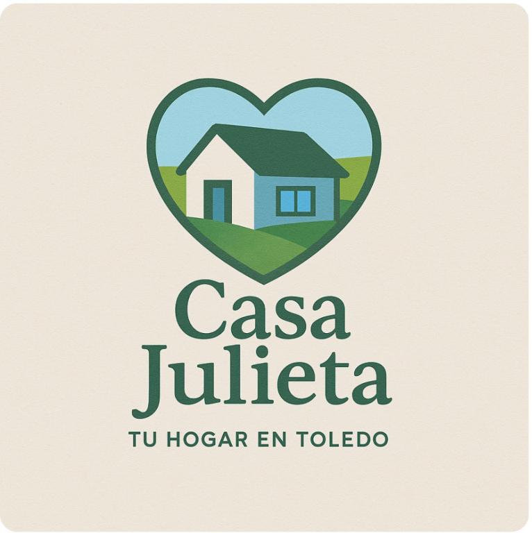 a logo of a heart with a house on it at Casa Julieta, tu hogar en Toledo, ideal Puy du Fou in Bargas