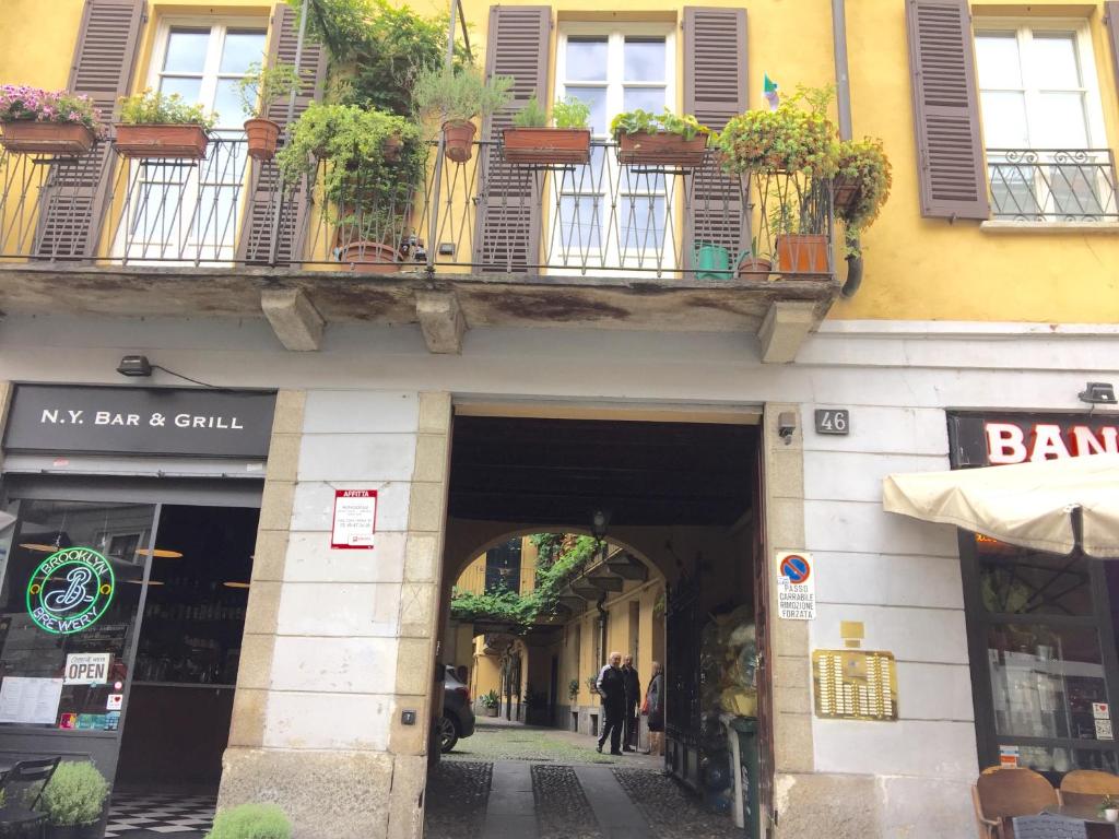 Exteriér alebo vchod do ubytovania Lovelyloft - Alzaia Naviglio