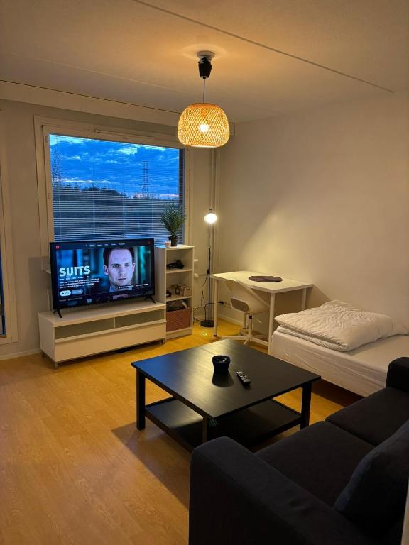 Televiisor ja/või meelelahutuskeskus majutusasutuses Weasley's Hideout - Sauna & Balcony
