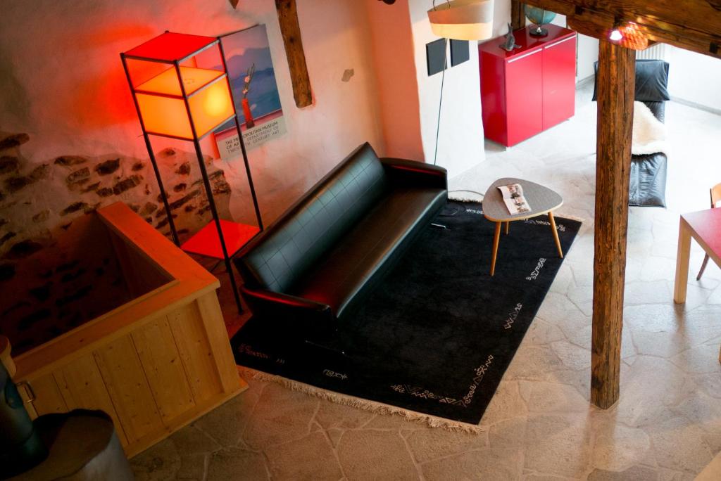 Posezení v ubytování Ferienwohnung Schwert
