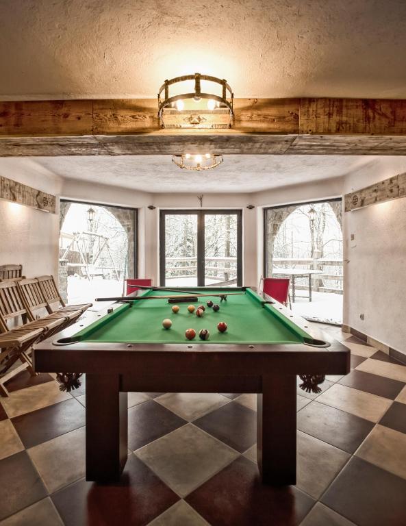 Biliár nebo kulečník v ubytování Zakopane Best