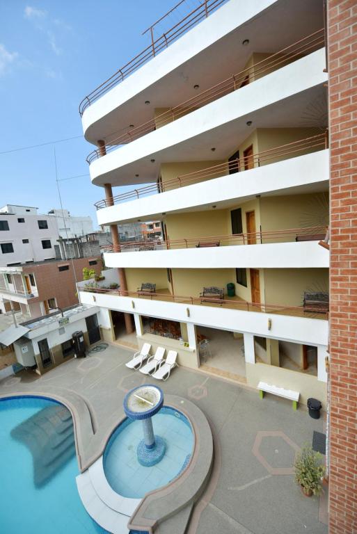 Balkón nebo terasa v ubytování Hotel La Aldea