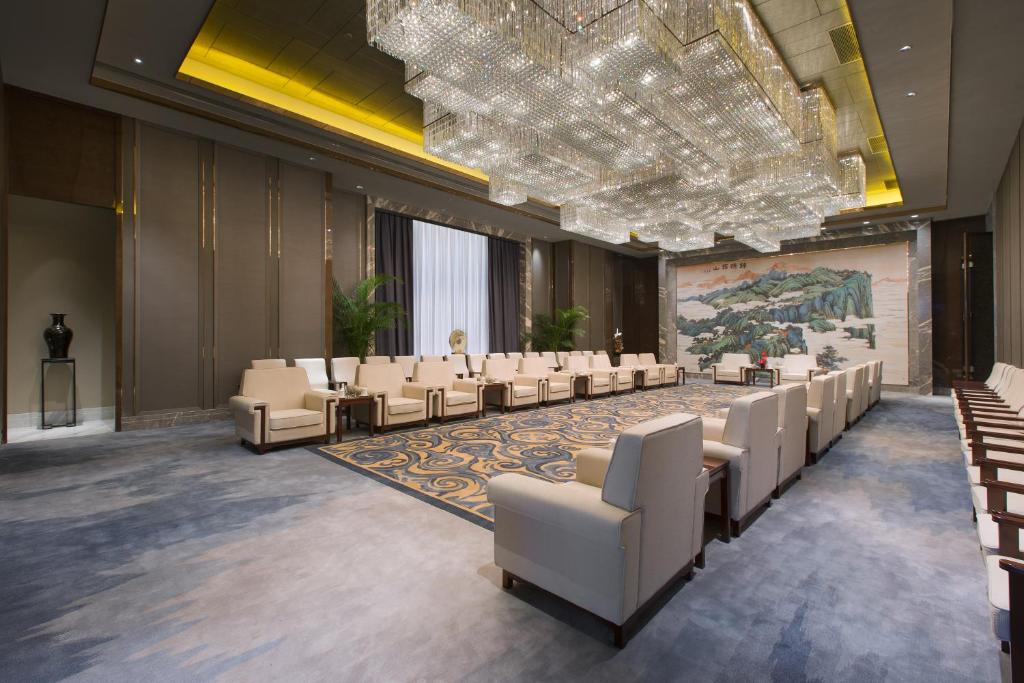Posezení v ubytování Wanda Vista Kunming
