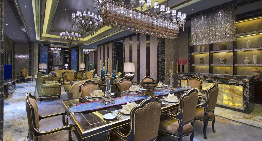 Posezení v ubytování Wanda Vista Kunming