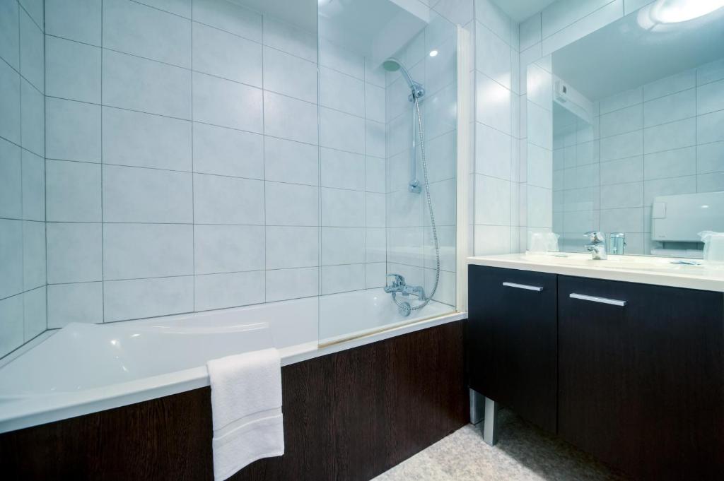 Koupelna v ubytování Comfort Aparthotel Mutzig Portes d'Alsace