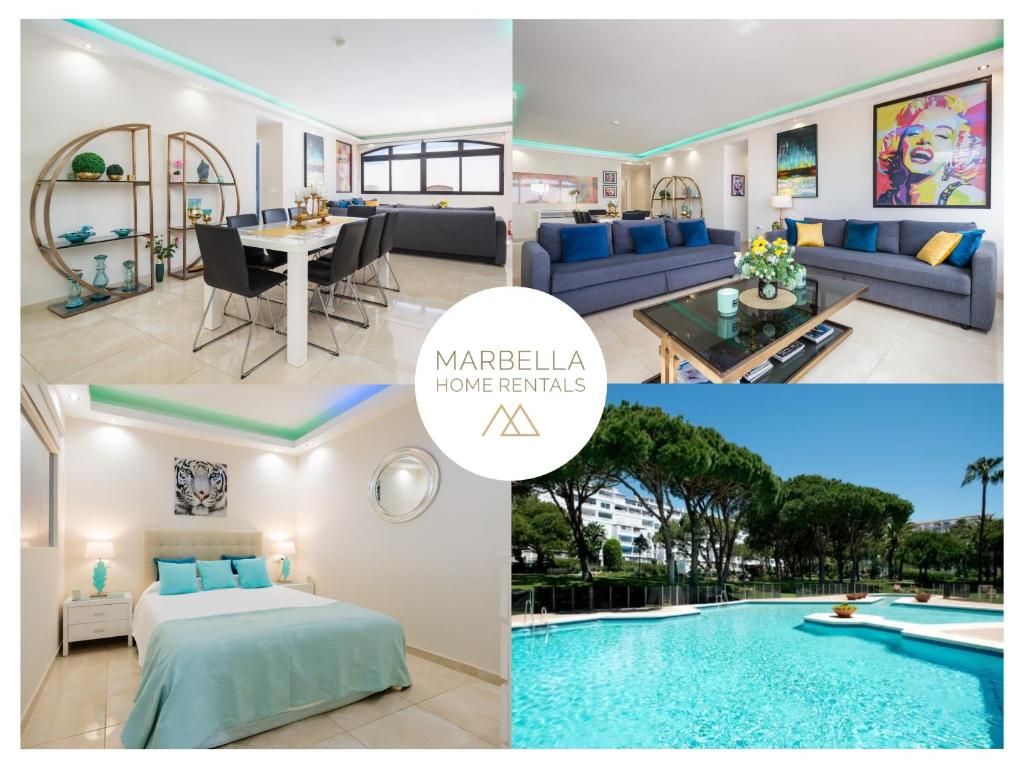 MARBELLA HOME RENTALS - Beachfront Luxury Apartment, 5BR Playas del Duque