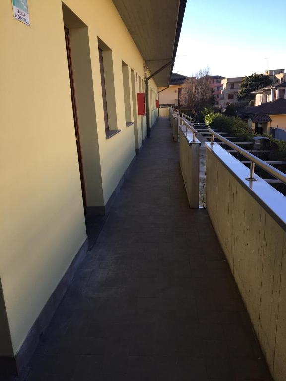 Balkón nebo terasa v ubytování Nuovo Hotel Vigevano