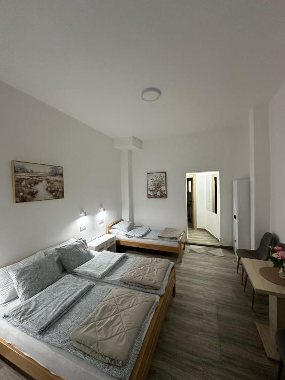 a bedroom with two beds in a room at Apartman Milanović in Pribojska Banja