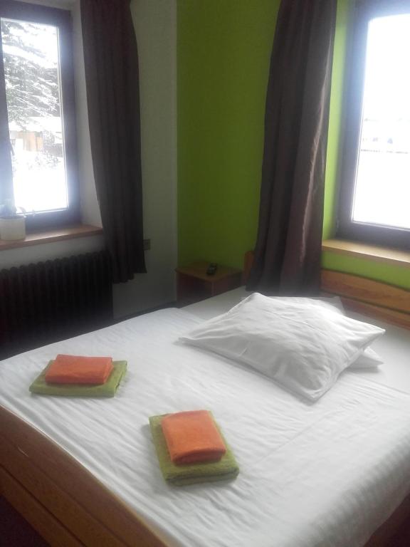Postel nebo postele na pokoji v ubytování Hotel Anna
