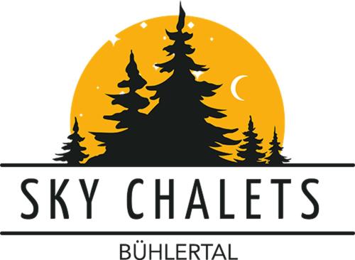 a logo for the sky childrens club at Sky Chalets Bühlertal in Bühlertann