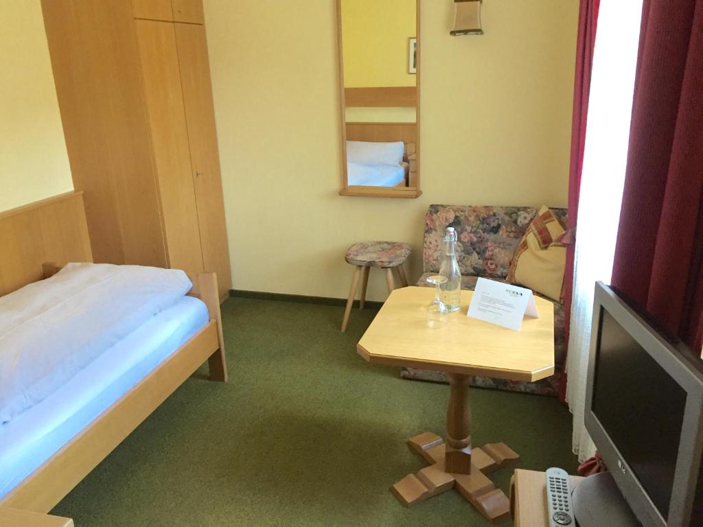 Voodi või voodid majutusasutuse Hotel Sonnleiten toas