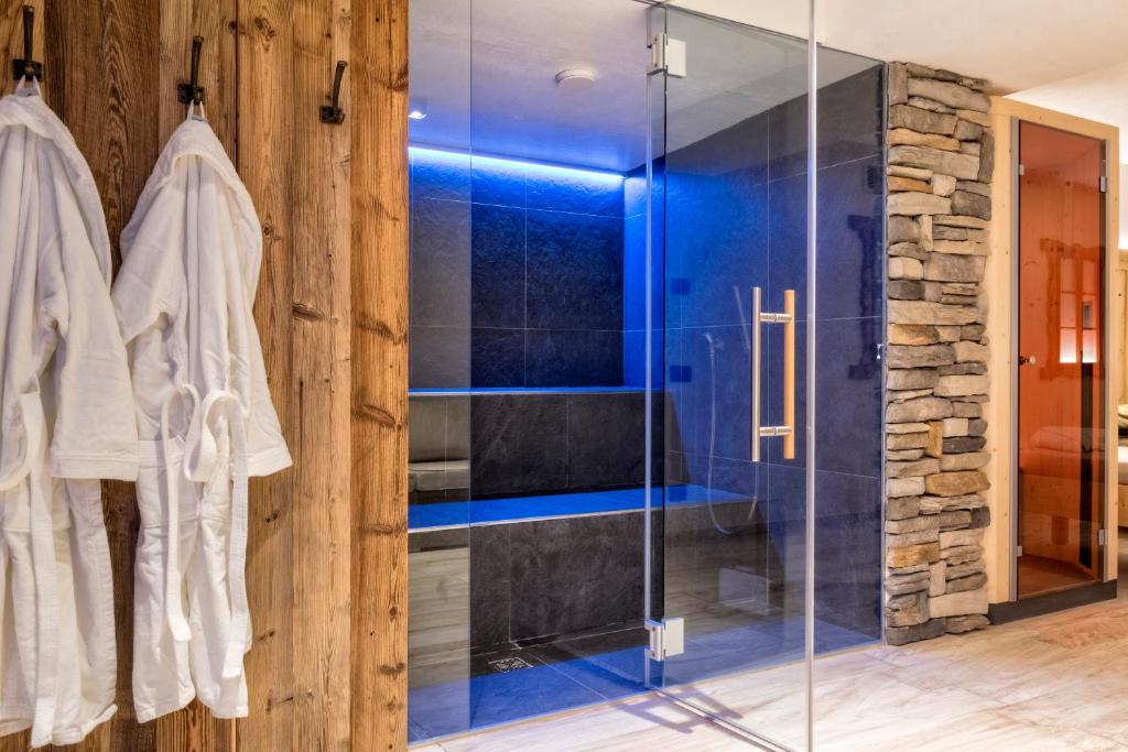 Koupelna v ubytování Hotel Brunella