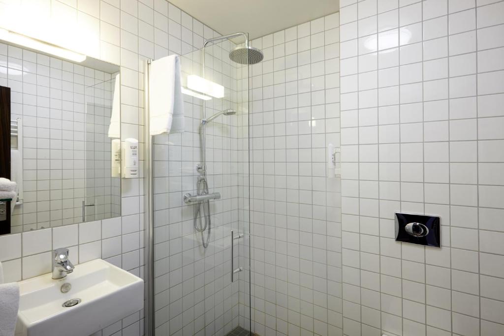 Koupelna v ubytování Fosshotel Stykkisholmur
