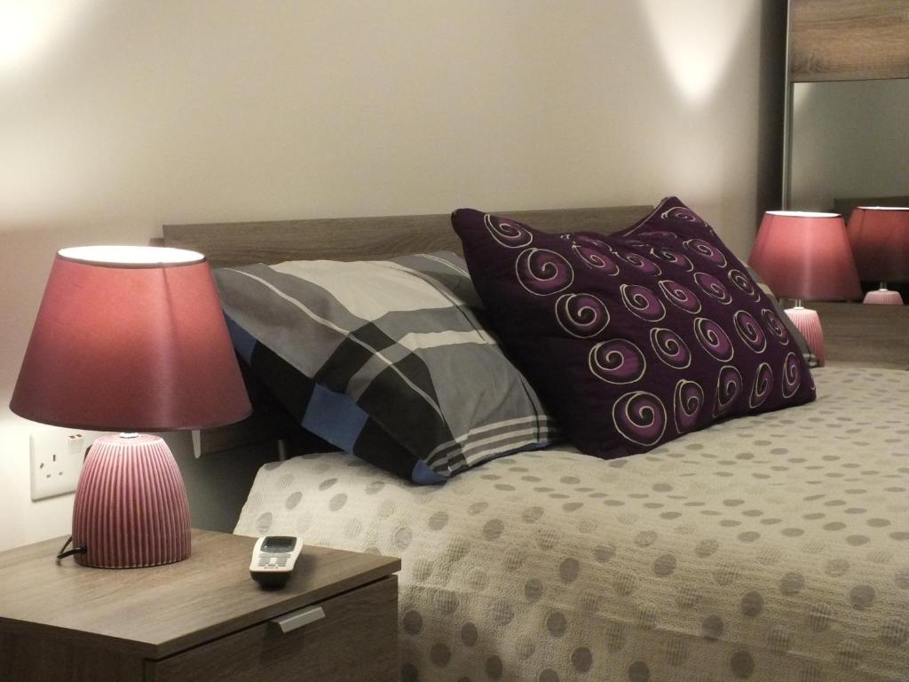Postel nebo postele na pokoji v ubytování Marjanapartment