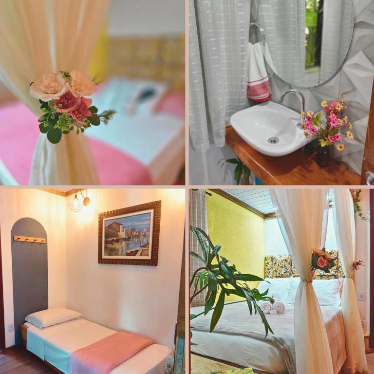 Hostel Portal Das Fadas - Chambre Triple Avec Vue Sur Jardin