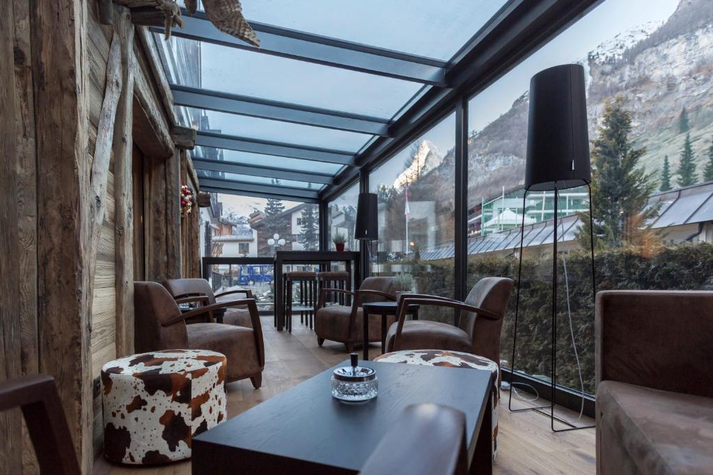 Alpen Resort & Spaにあるシーティングエリア