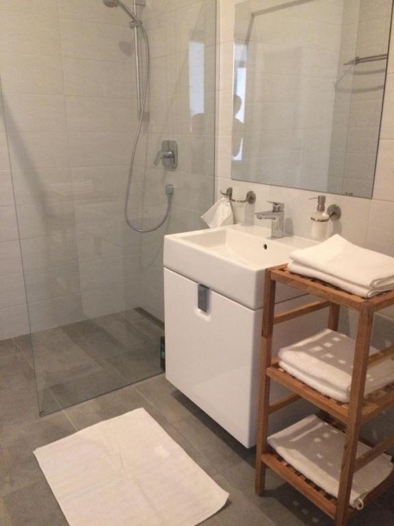 Kúpeľňa v ubytovaní Balokány apartman