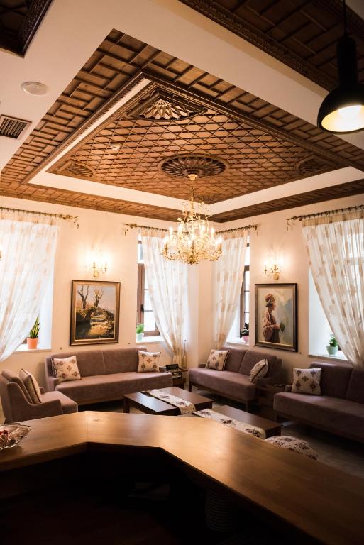 Posezení v ubytování Hotel Argjiro