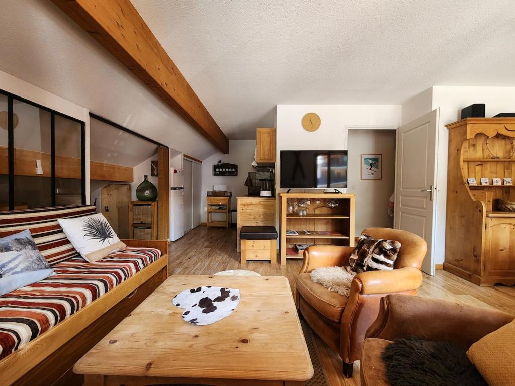 Appartement Cozy duplex aux pieds des pistes