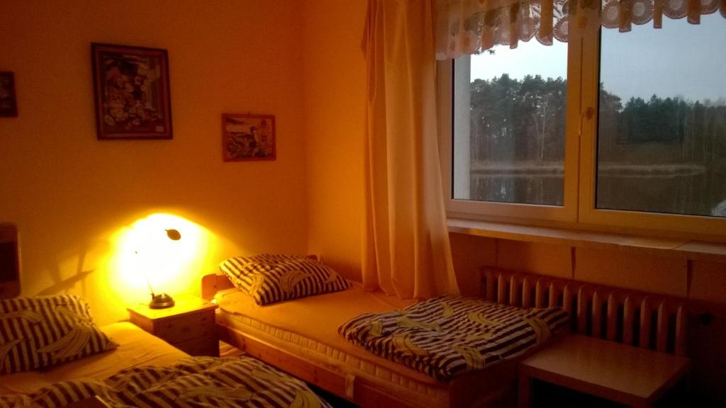 Posteľ alebo postele v izbe v ubytovaní Agroturystyka Zatom Stary