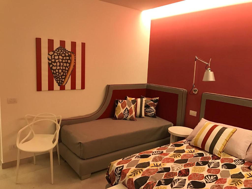 Postel nebo postele na pokoji v ubytování Al Parco Primavera B&B