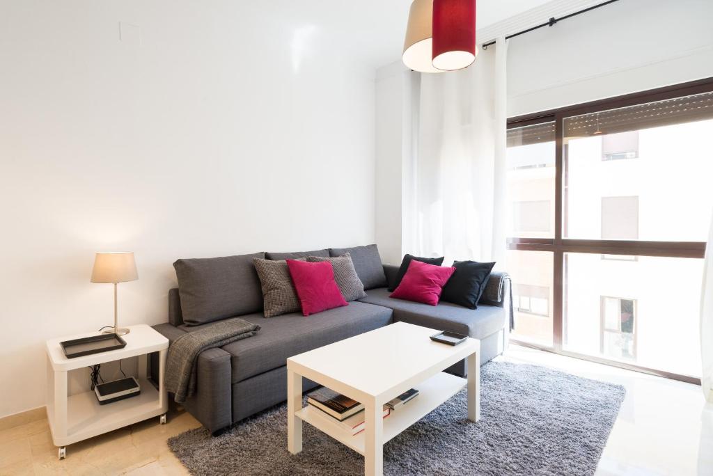 Posezení v ubytování Colón12 Urban Apartment
