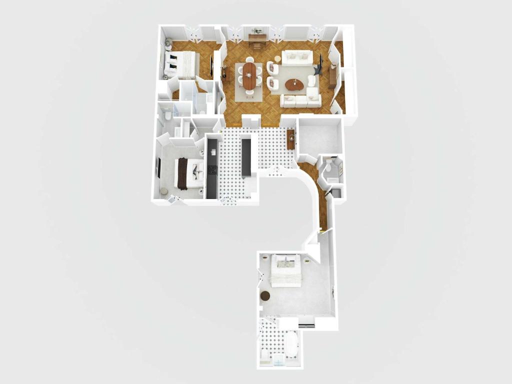 Arc de Triomphe Luxury 3 Bed 3,5 Bath