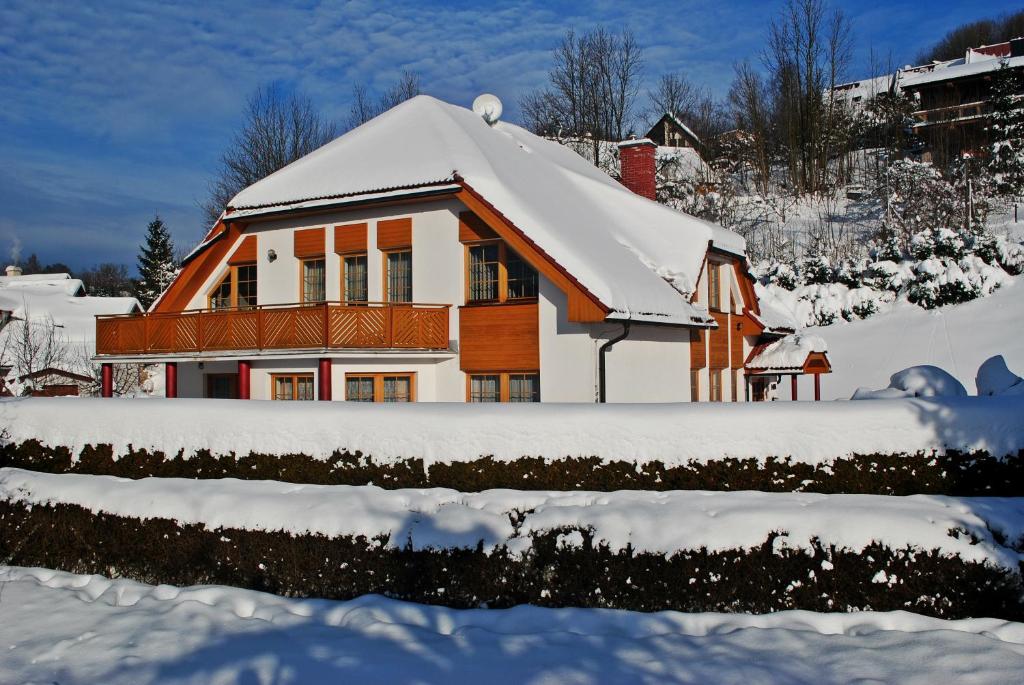 Pension B&B v zimě