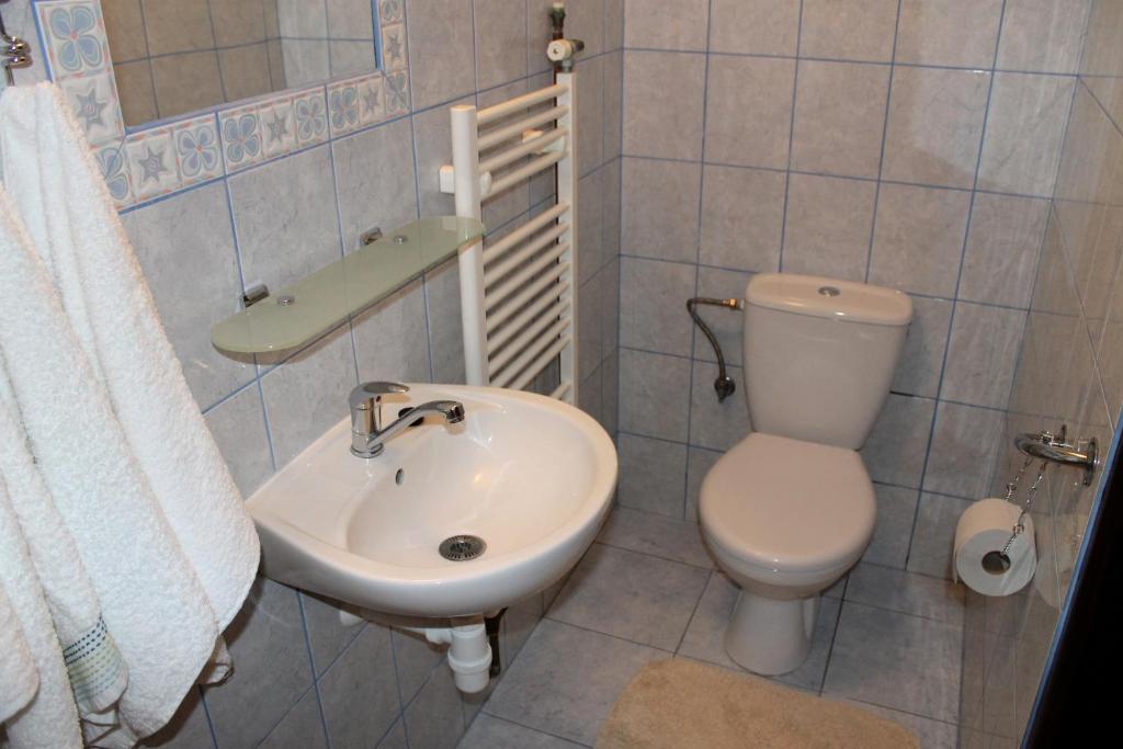 Koupelna v ubytování Apartmán Turista
