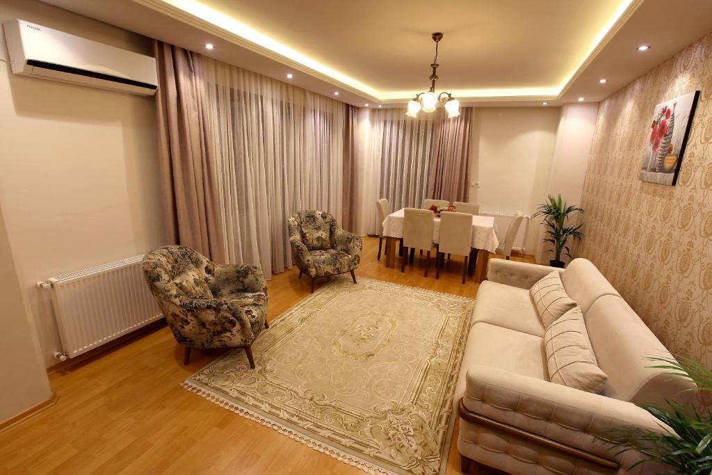 Posezení v ubytování Ugur Termal Residence