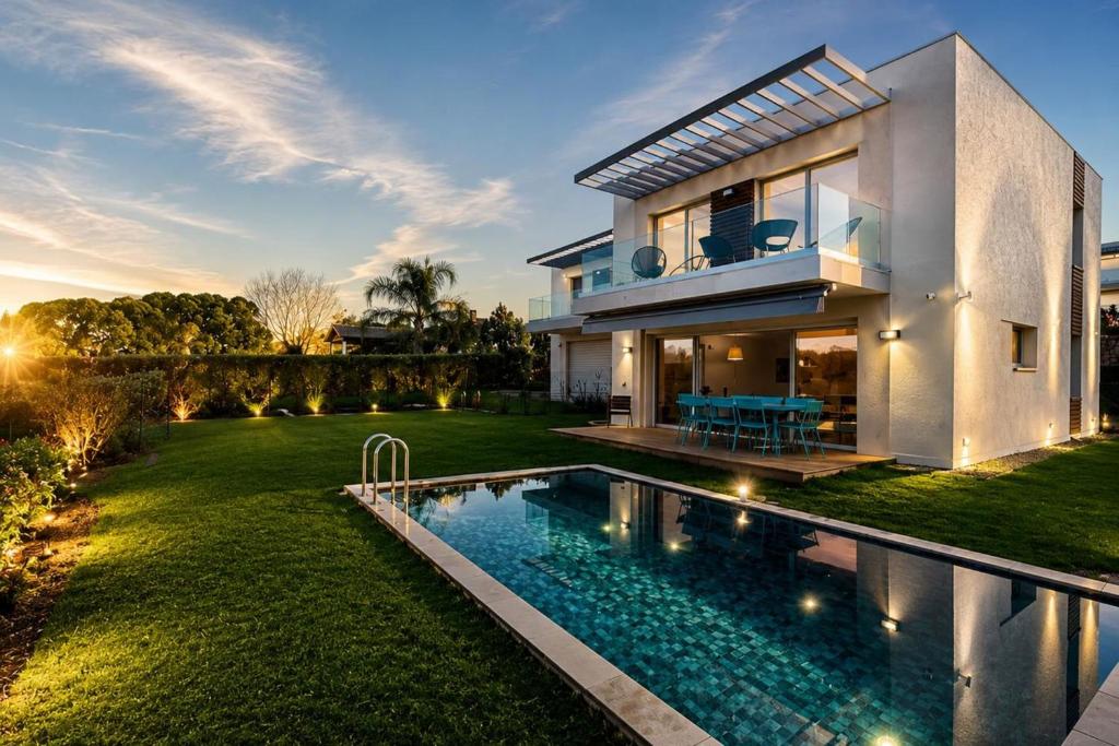 Contemporary luxury villa in Antibes 3 bedrooms 6 guests Pool & parki