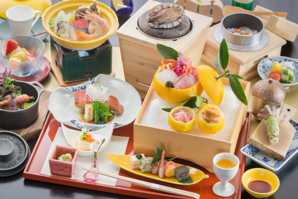 Makanan di atau berdekatan ryokan