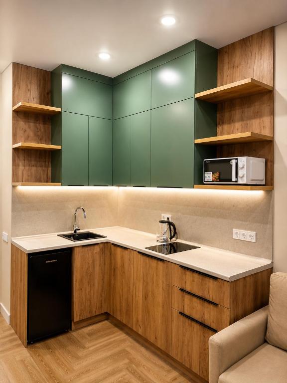 لابی و فضای عمومی Central Almaty Meridian Apartment - تصویر ۵