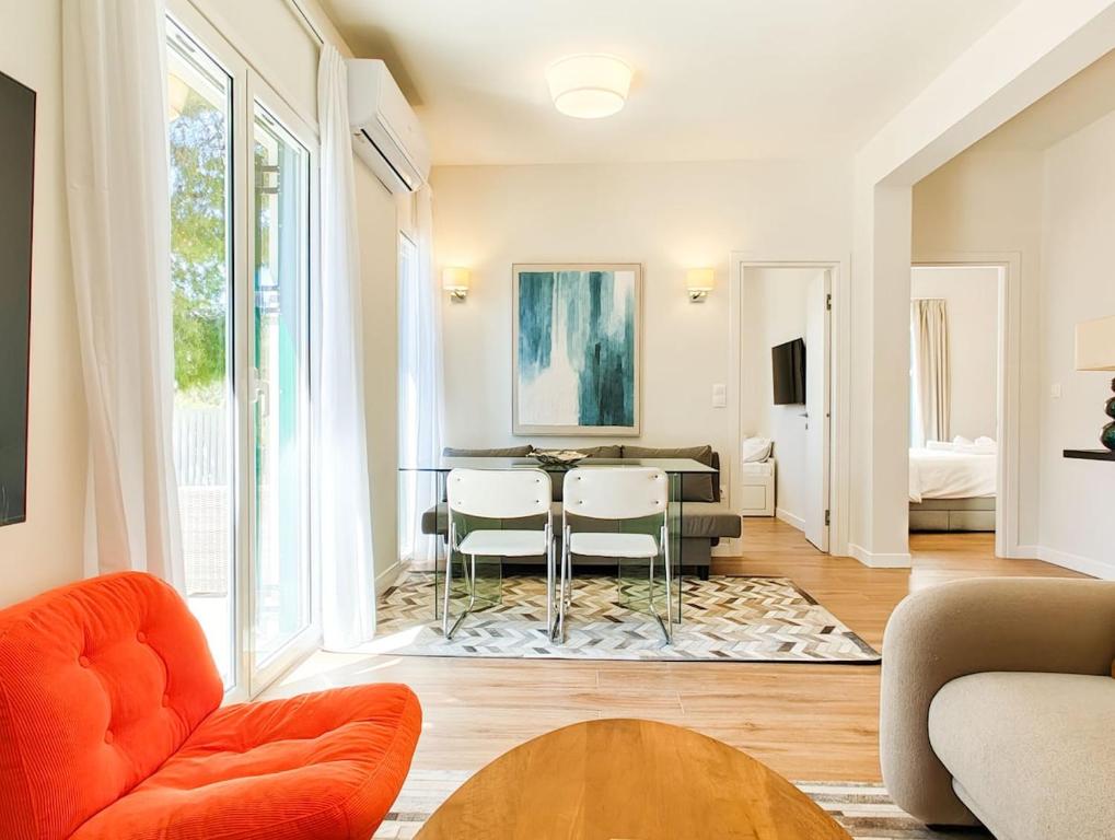 Colorful Riviera Living in Voula Center