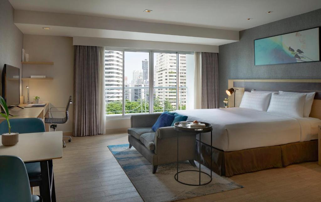 Shama Lakeview Asoke Bangkok - 豪华特大号床间