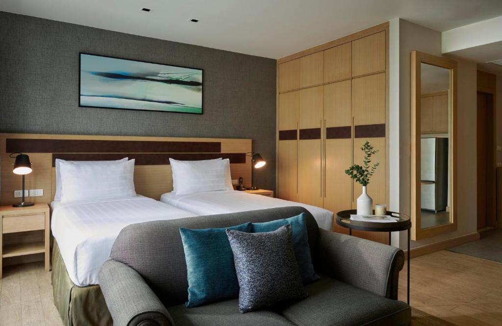 Shama Lakeview Asoke Bangkok - 双床单间公寓