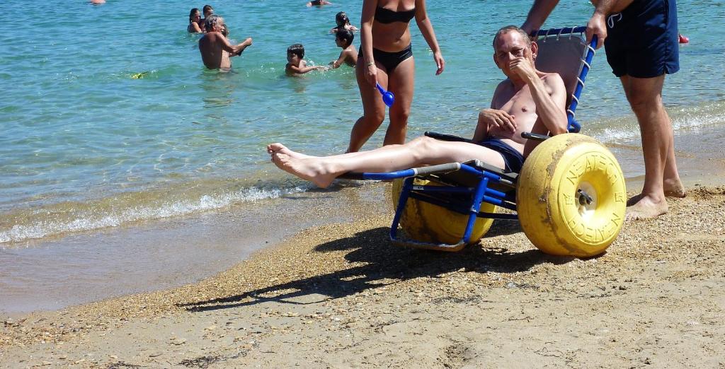 Hostia v ubytovaní ERIA RESORT for people with special abilities