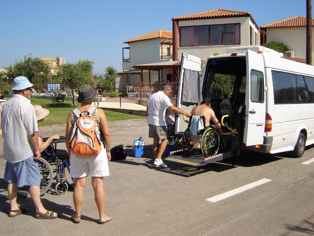 Hostia v ubytovaní ERIA RESORT for people with special abilities