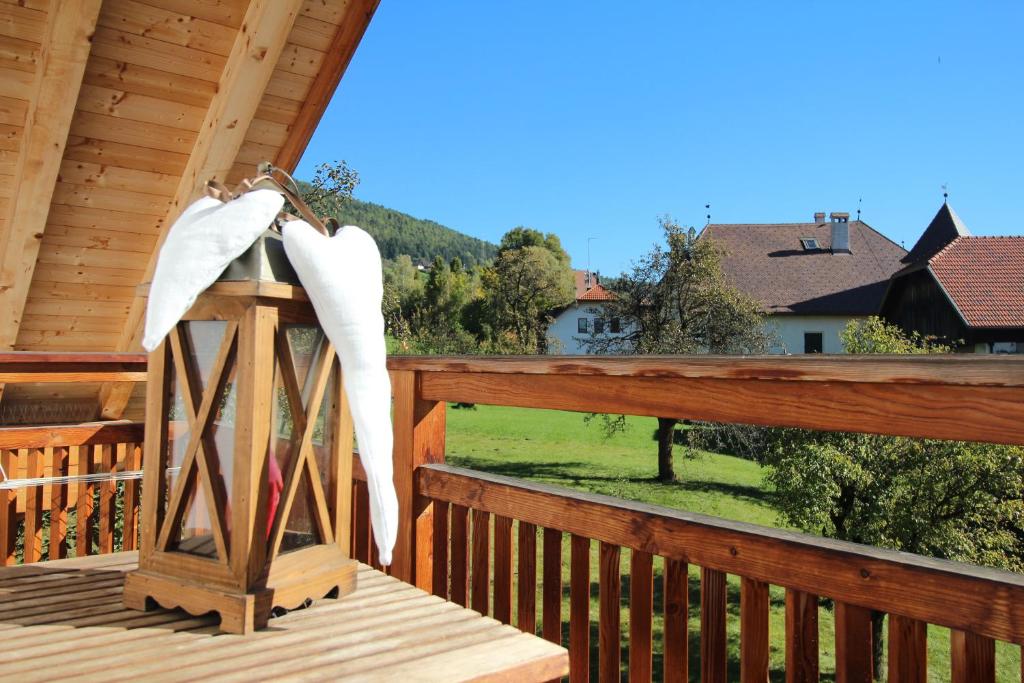 A balcony or terrace at Apartments Im Winkl